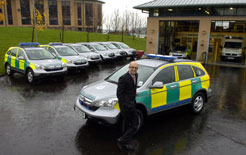 Scottish Ambulance Service has replaced its fleet of rapid response vehicles with a fleet of Honda CR-Vs