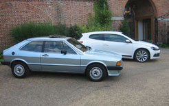 VW Scirocco Mk1 and all-new VW Scirocco Mk3