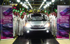 Honda CR-V is two millionth car built at Honda