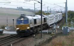 Eddie Stobart train through northern France
