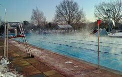 Hampton swimming pool, early January 2010