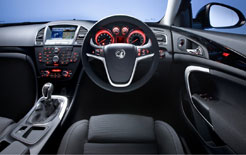 Interior of new Vauxhall Insignia