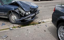 Staged accidents are created to make fraudulent insurance claims