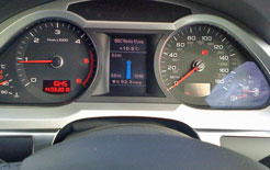 Audi dashboard display