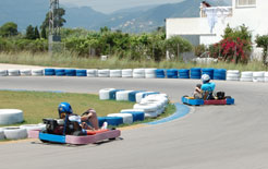 Go-kart racing in Spain
