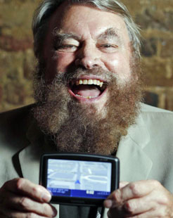 Brian Blessed booms out instructions on TomTom satnav