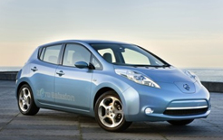 Nissan LEAF electric vehicle, winner of the European Car of the Year