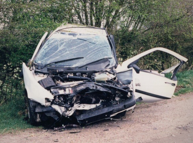 Rural car crash