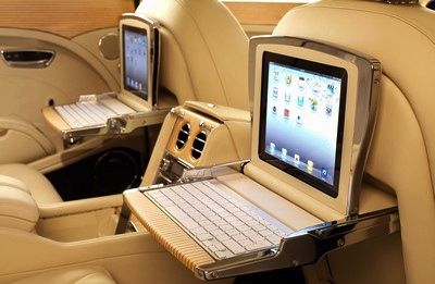 Bentley Mulsanne iPads