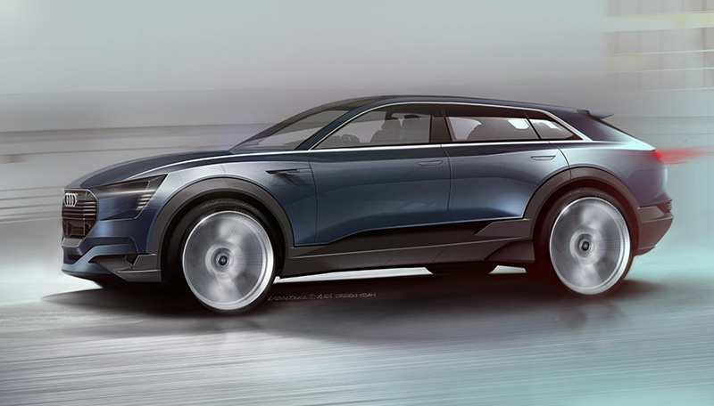 The Audi e tron quattro concept