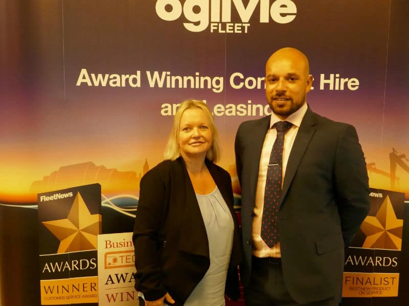 New appointments to Ogilvie Fleets South of England sales team Sarah Craig and Lance Spencer