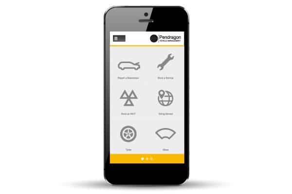 Pendragon Driver App website image