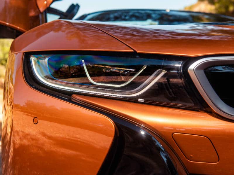 BMW i8 Roadster with new laser light option