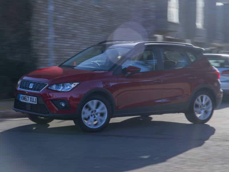 SEAT Arona review picture of car cornering