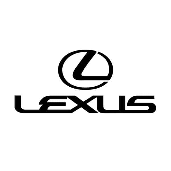lexus logo black and white