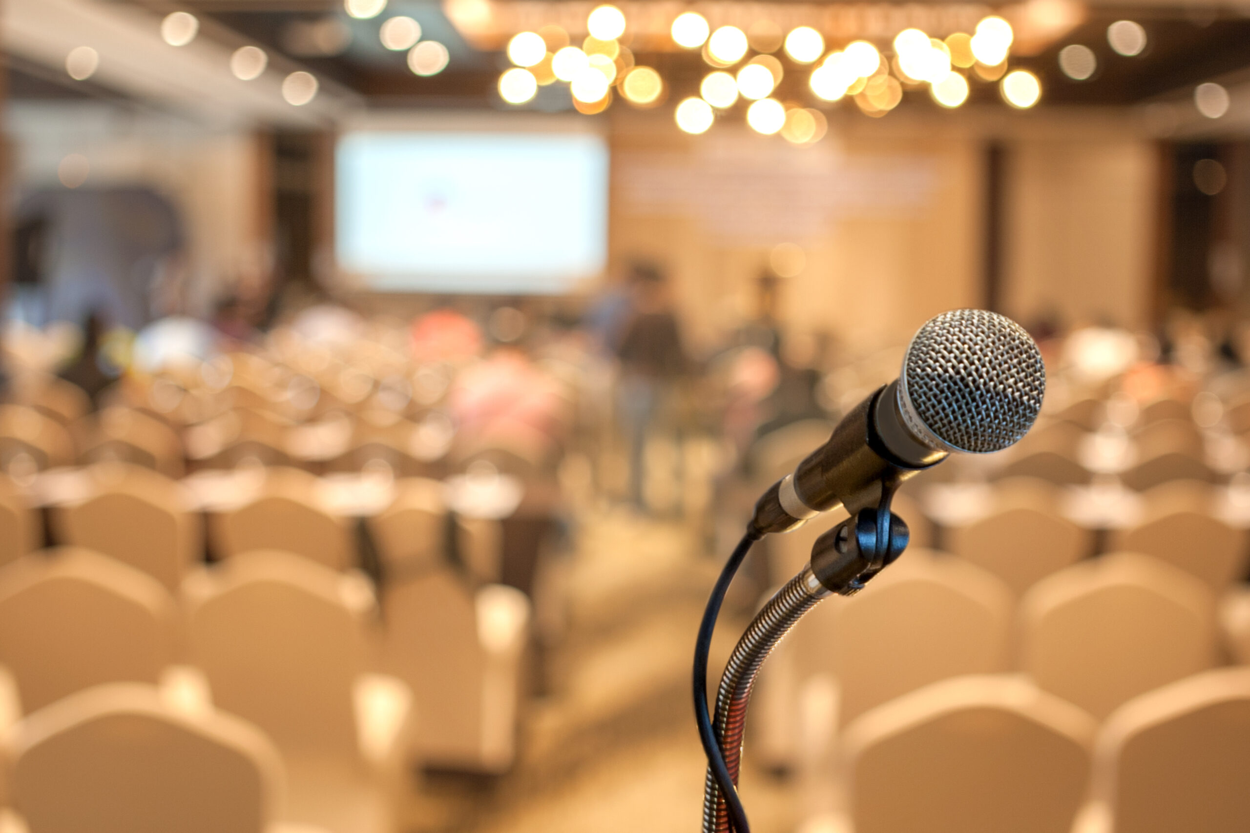 conference microphone event