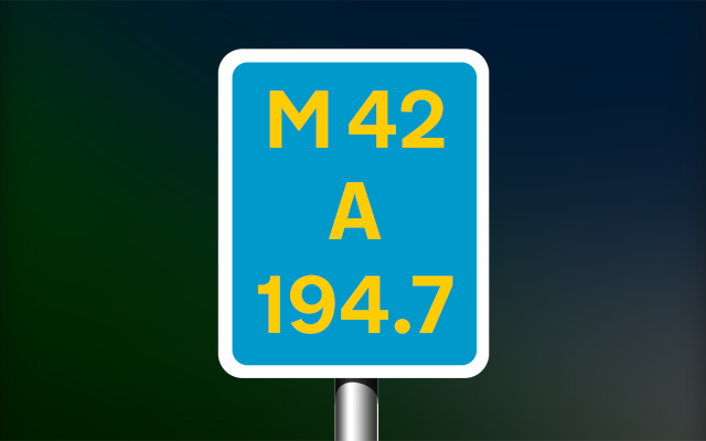 driver location signs