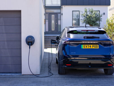 Nissan and Pod partner to offer half-price home EV charger Nissan Pod