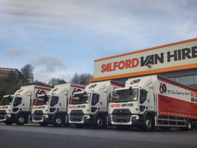 Salford Van Hire and JDS Truck and Van celebrate 60th with Renault truck delivery SVH-004