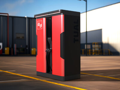 TUAL raises £1.5m for grid-constrained, critical-response EV fleets TUAL PowerUp Charger (1)