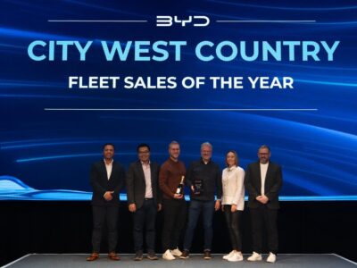 City West Country receives BYD UK Fleet Sales award BYD-UK-and-City-West-Country-