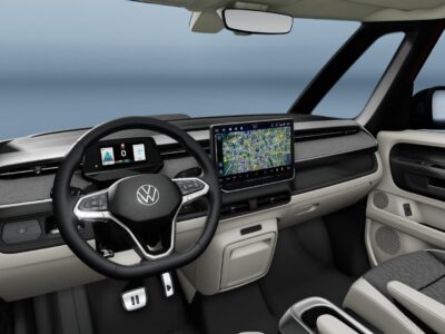 Volkswagen updates ID Buzz with new software and vehicle-to-load capability 41584 id buzz candy weiss kirschrot innovision clean quer