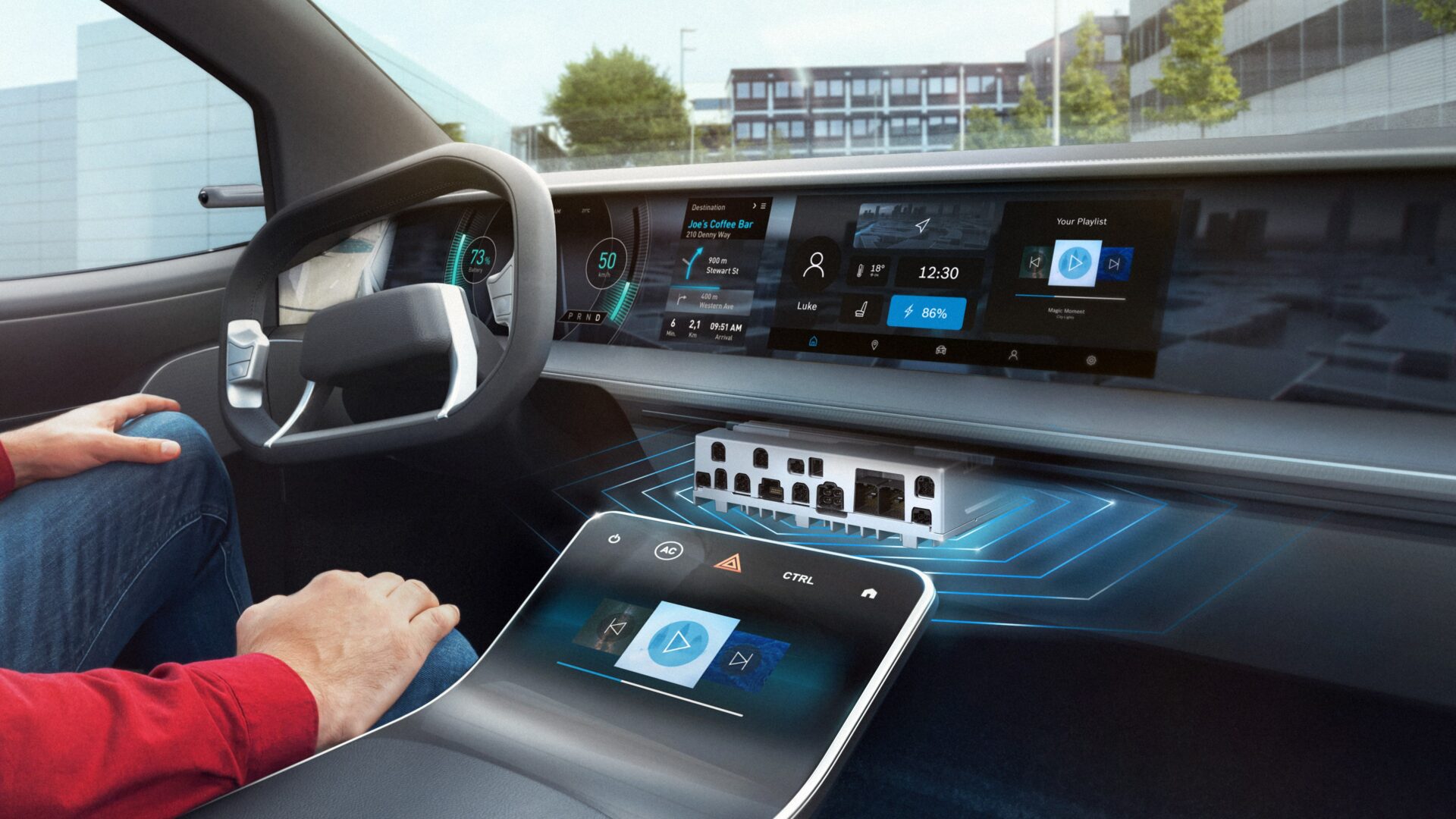 BOSCH Cockpit Integration Platform Key Visual
