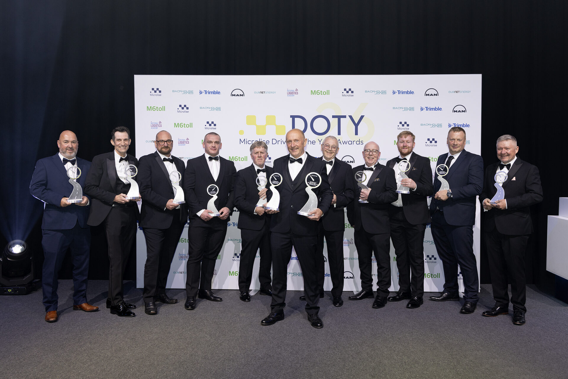 2026 Microlise Driver of the Year award winners