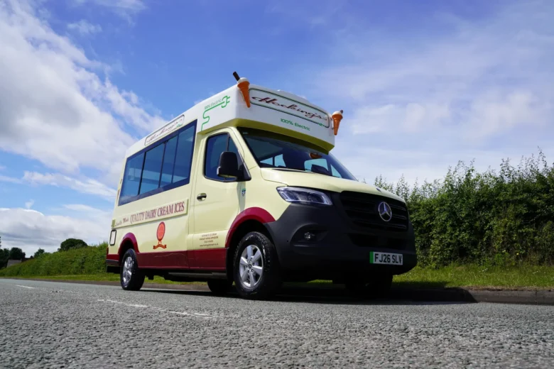 electric ice cream van