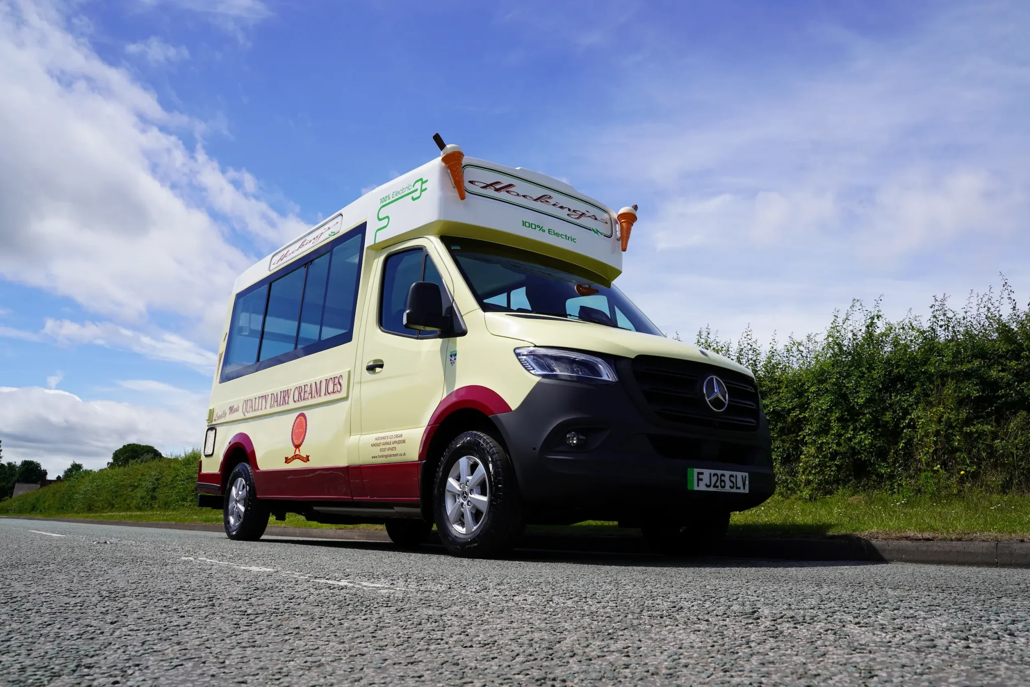 Whitby Morrison launches first electric ice cream van | Business Motoring
