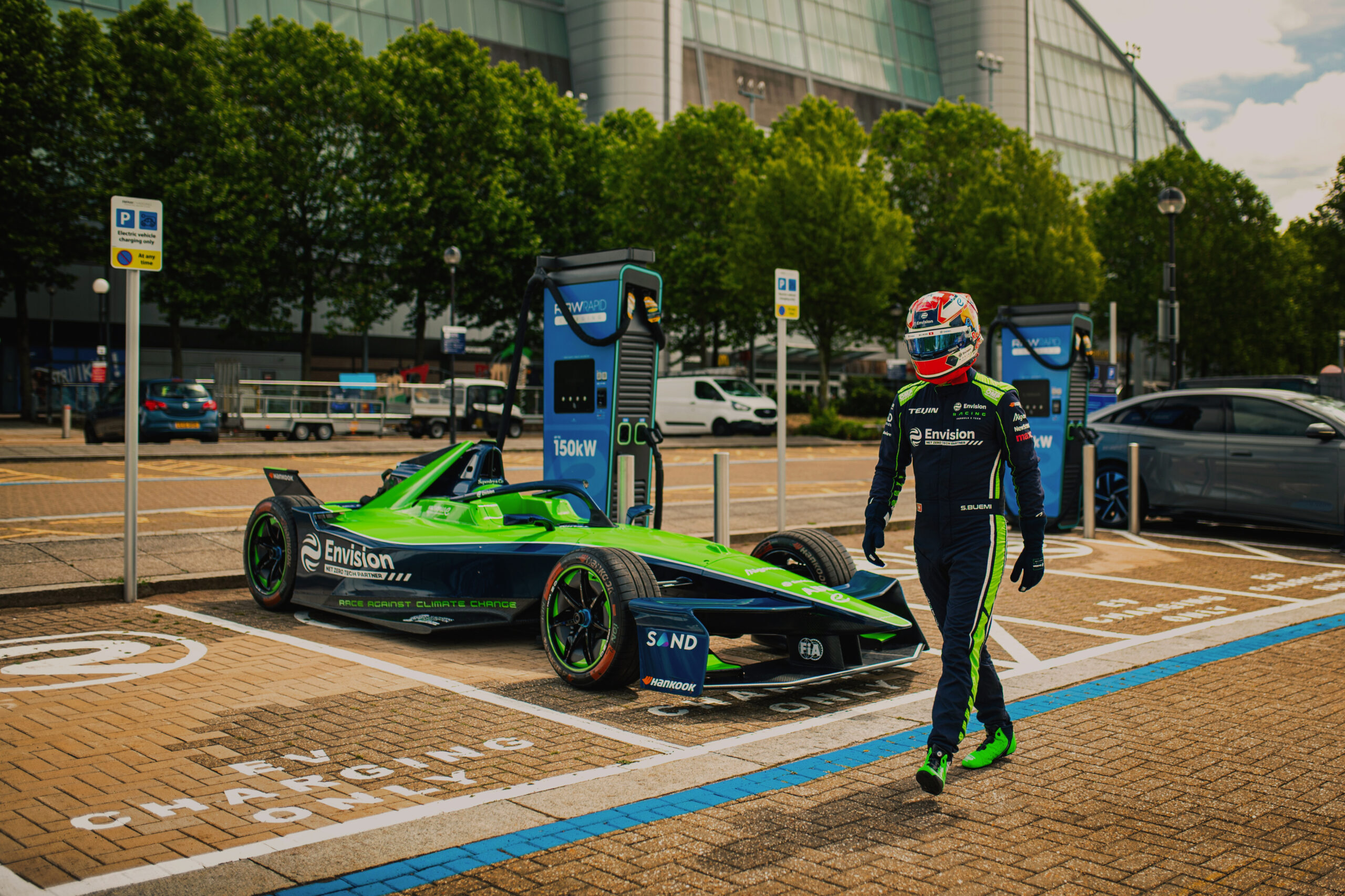 RAW Charging installs chargers at Formula E team HQ