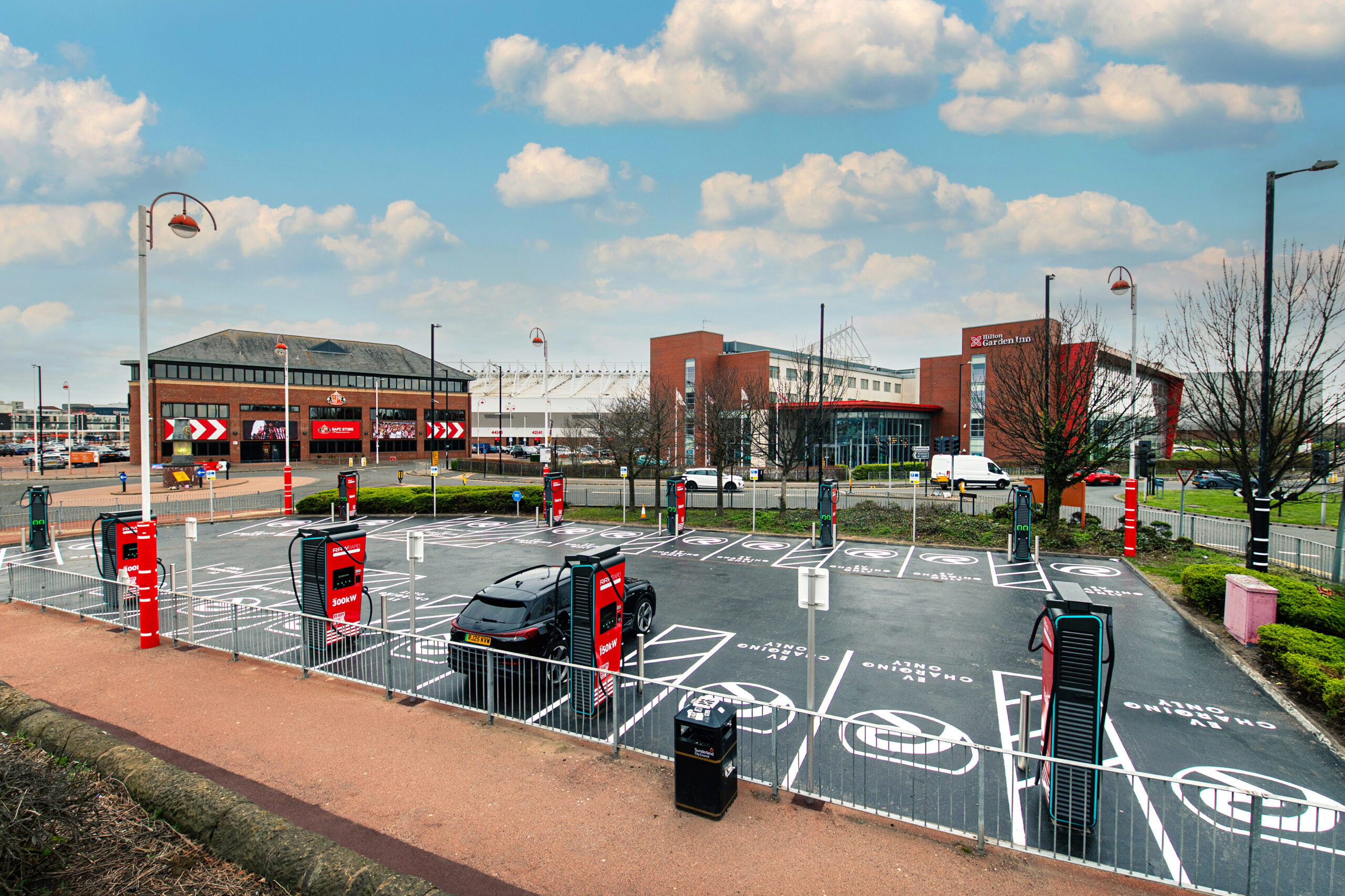 RAW Charging and Sunderland AFC to open 20-bay EV hub | Business Motoring