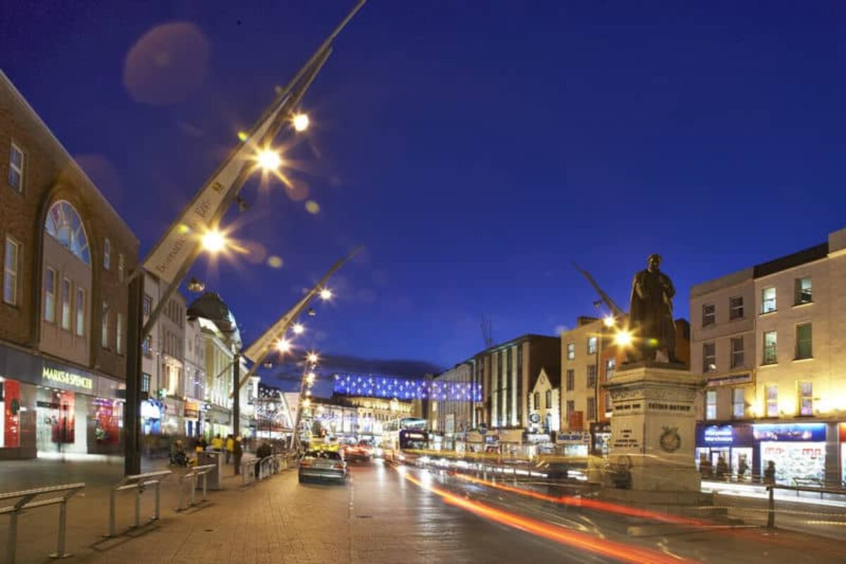 Alphabet is now servicing Ireland Cork Main Street in County Cork