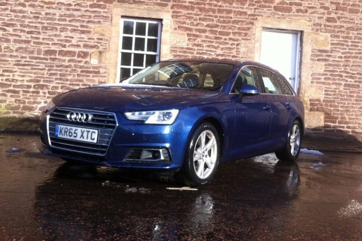 Audi A4 Avant at New Lanark Mills