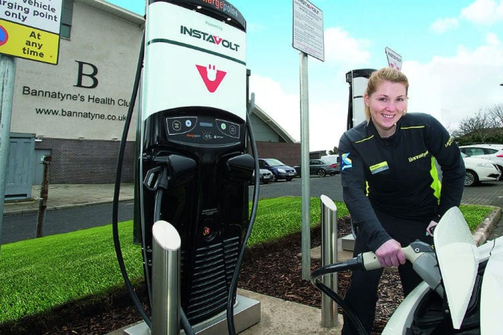 Bannatyne electric charging point
