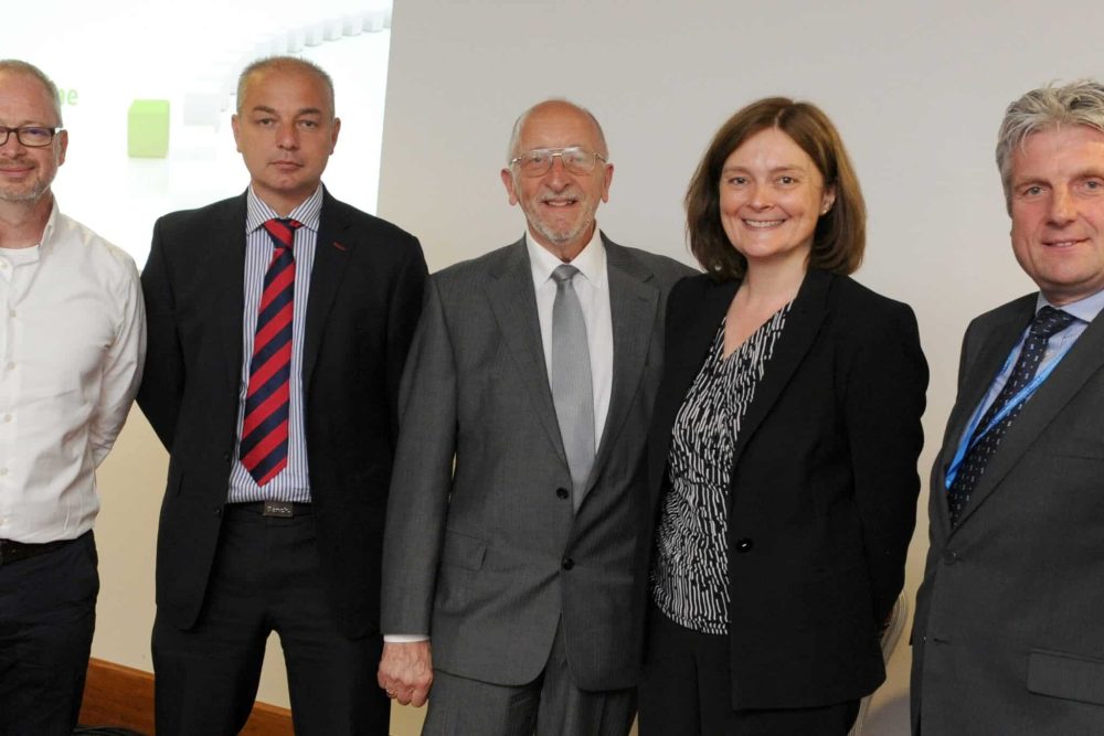 ICFM director Peter Eldridge NEW centre with Masterclass speakers Tony Harbron Andy Phillips Kathy Halliday and Peter Wood