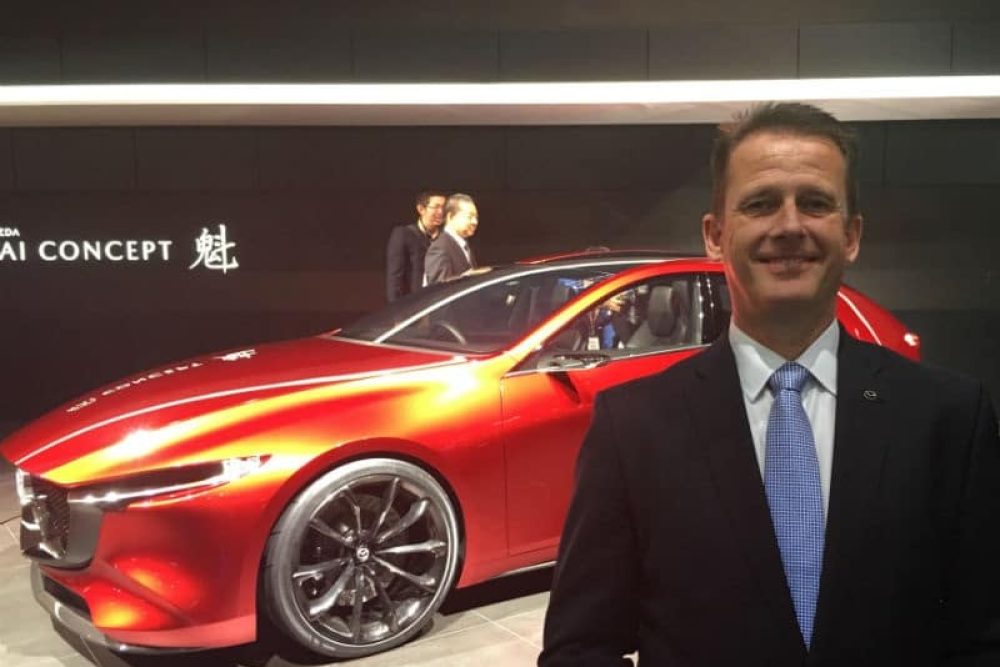 Jeremy Thomson with Kai Concept at Tokyo Motor Show