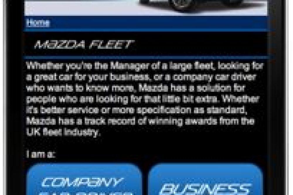 Mazda fleet phone