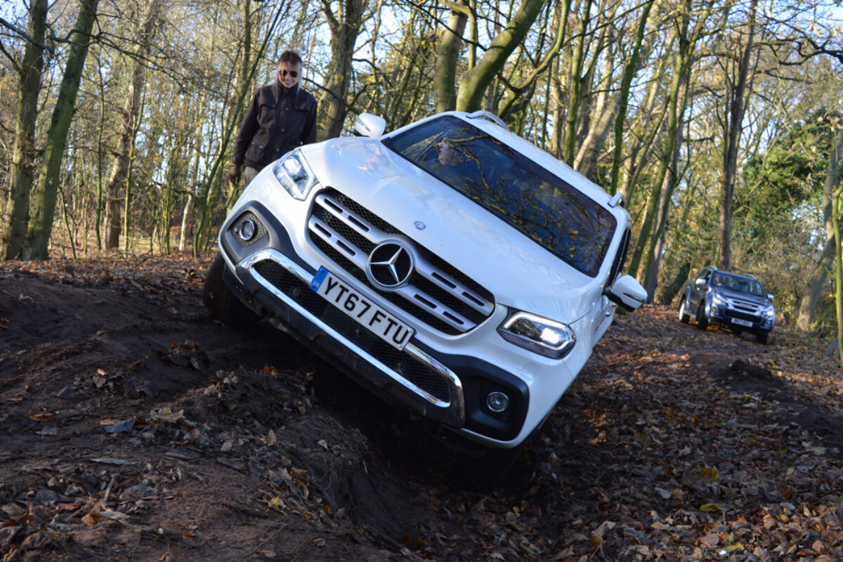 Get to grips with the Mercedes X-Class off-road at Van Experience Live