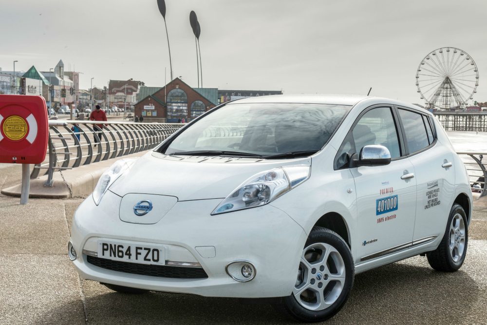 Nissan LEAF Taxis lead Blackpools second Electric Transport Revolution 63663