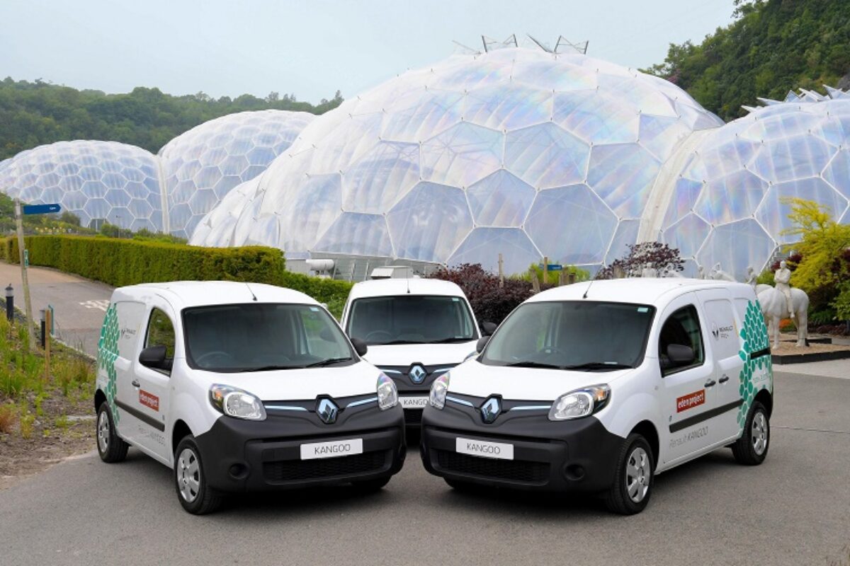 13 electric Kangoos for The Eden Project | Business Vans