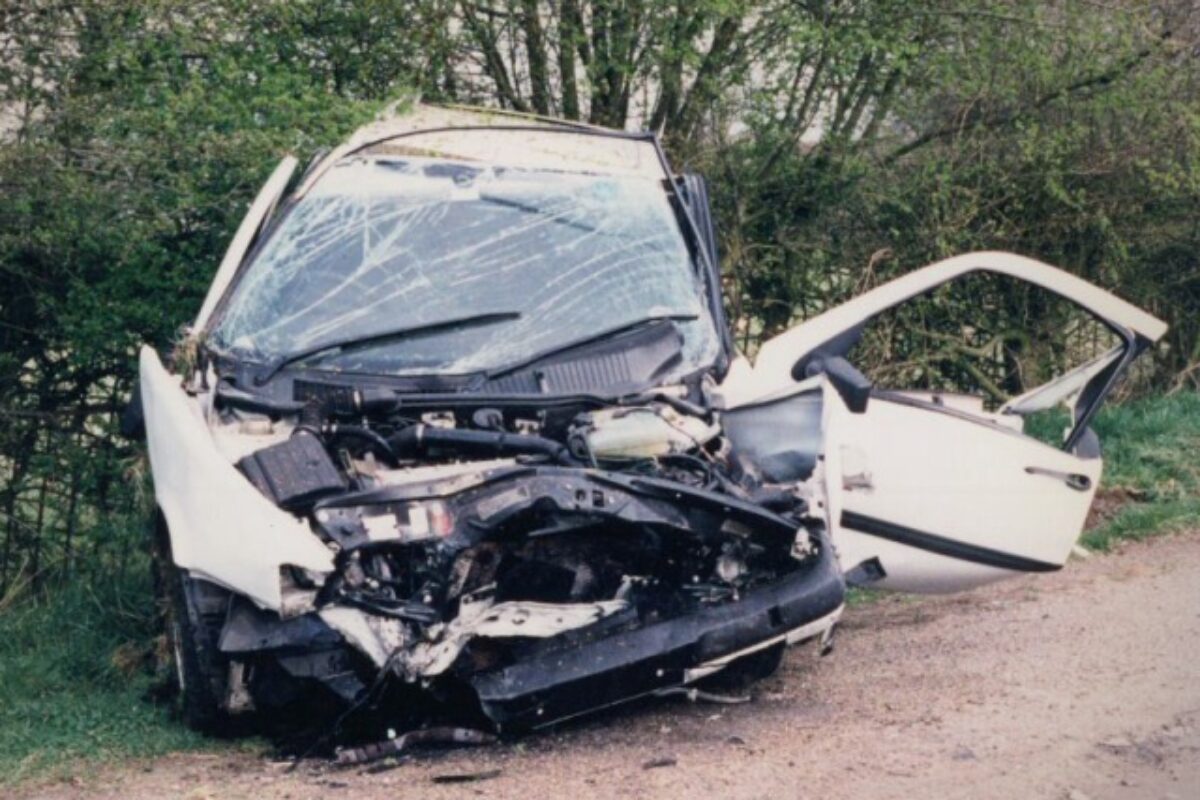 Rural car crash