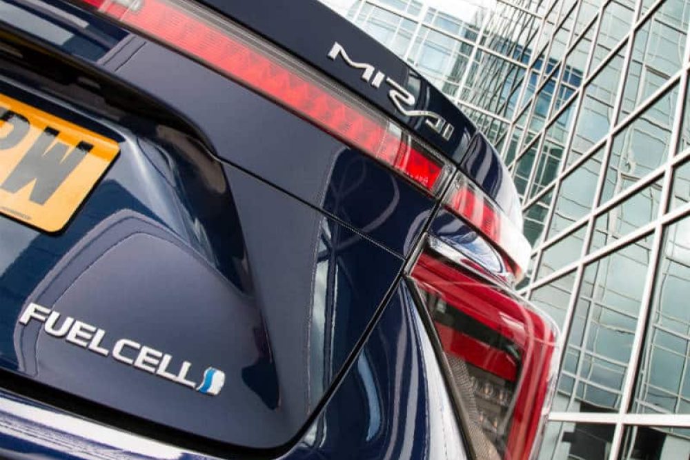 Toyota Mirai fuel cell detail
