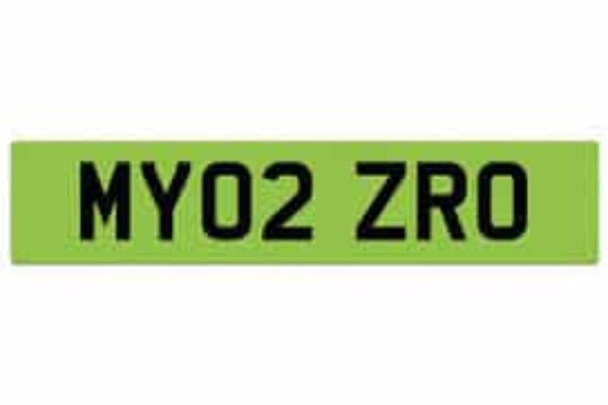 Green number plates