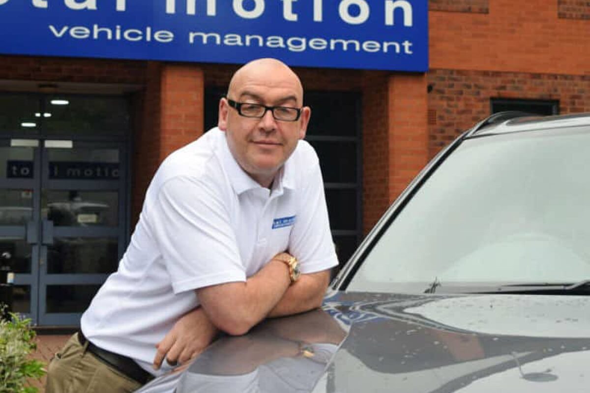 simon hill outside head office in leicester