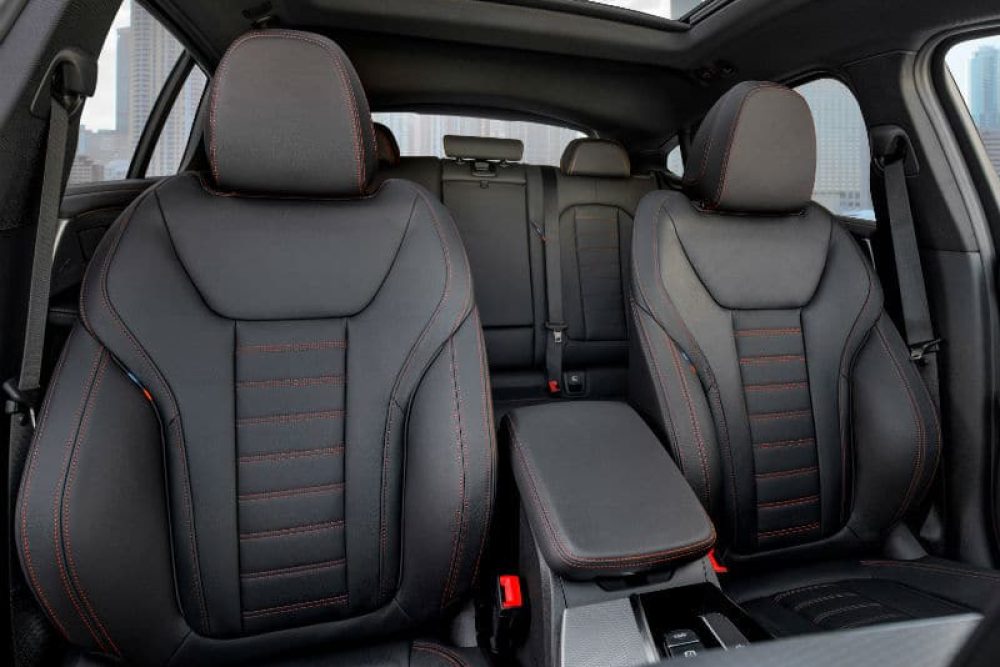 the all new bmw x4 m front seats