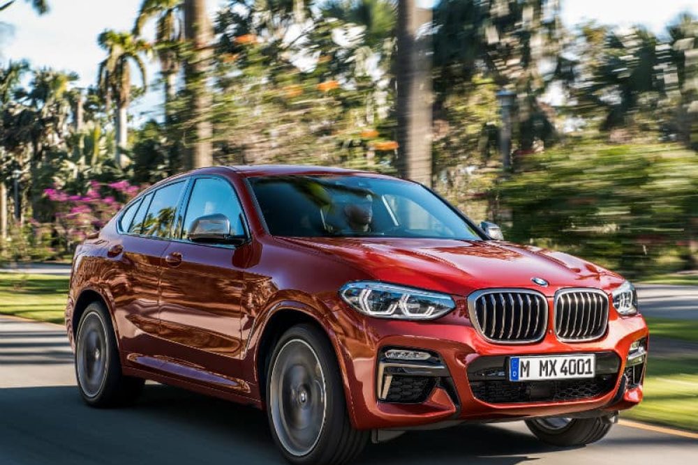 the new bmw x4 m40d action